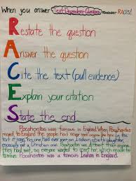 R.A.C.E.S. Anchor Chart