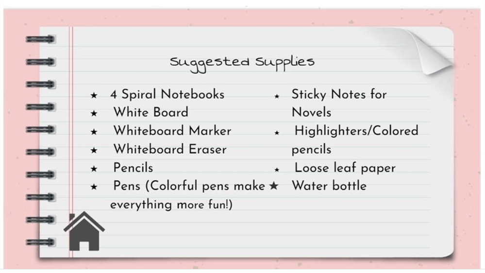 Suggested Supplies