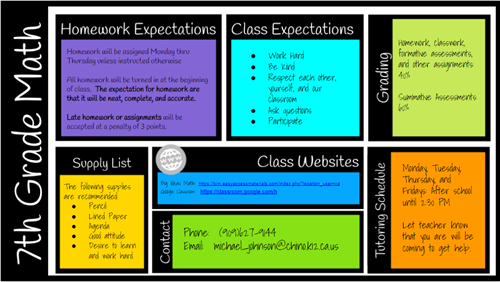 Class Syllabus 