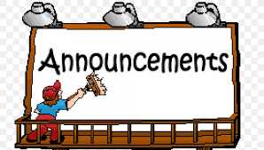 announcements