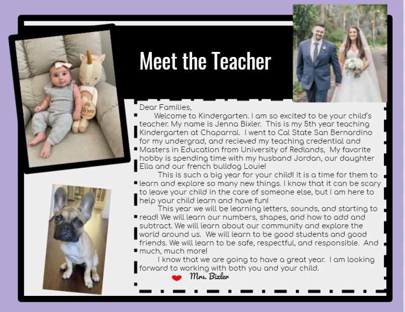 Meet the teacher