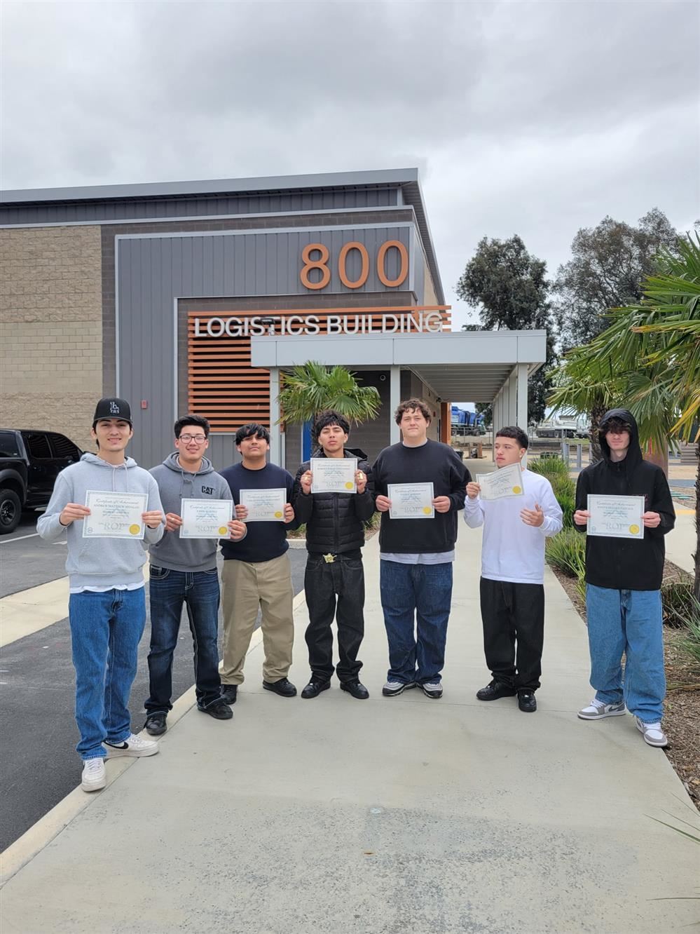 TS certificate recipients